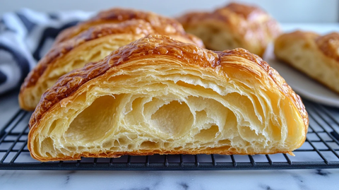 白巧克力浆牛角包