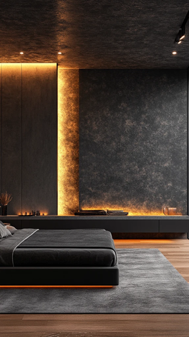 简约风格卧室全景