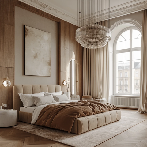 樱桃木墙镜面卧室