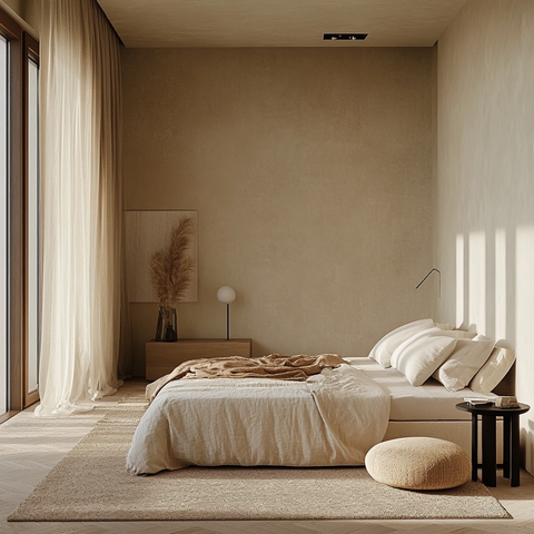 米色卧室简约设计