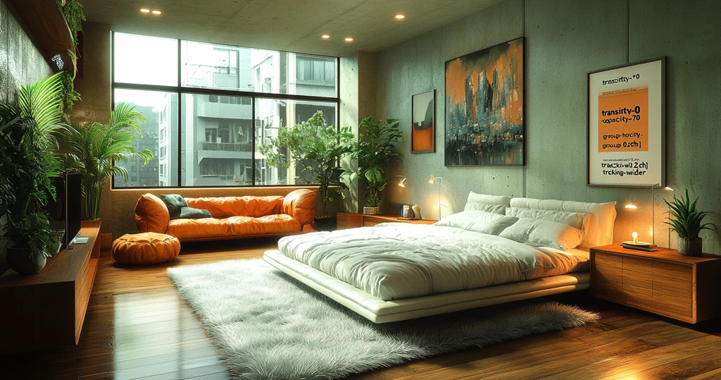 现代床铺设计图