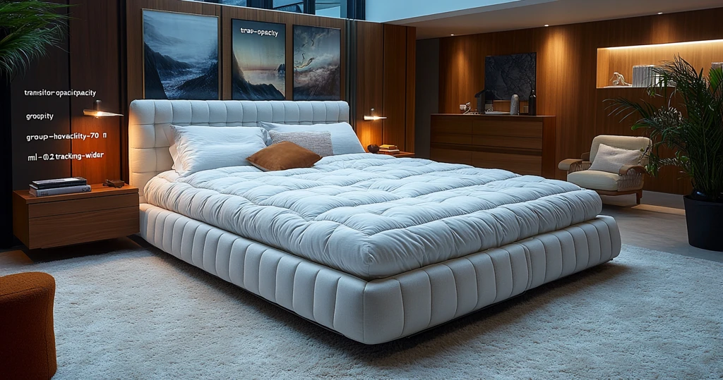 现代床铺设计图