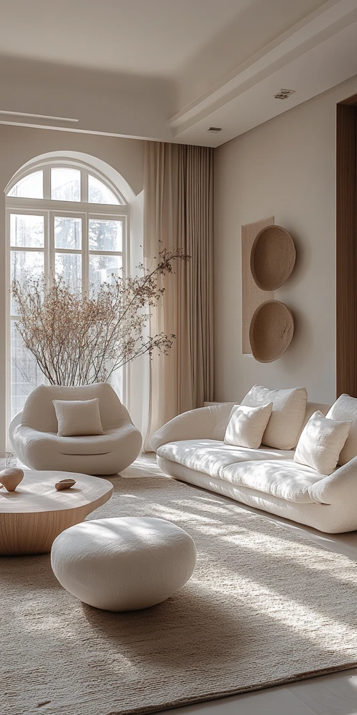 白色客厅室内灯光