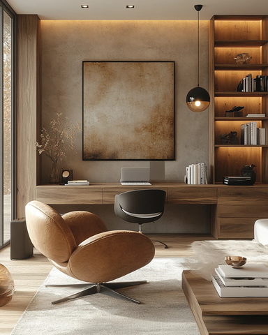 木质桌椅自然光