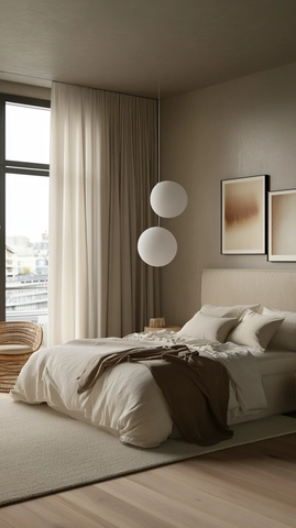 石色卧室简约布置