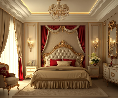 现代豪宅卧室