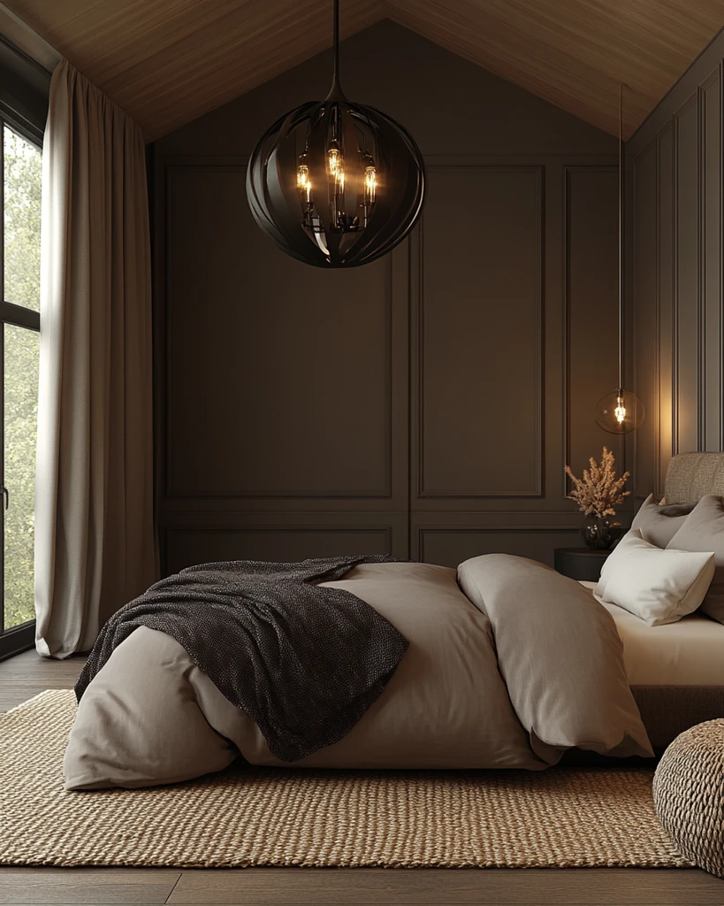 黑白简约卧室设计