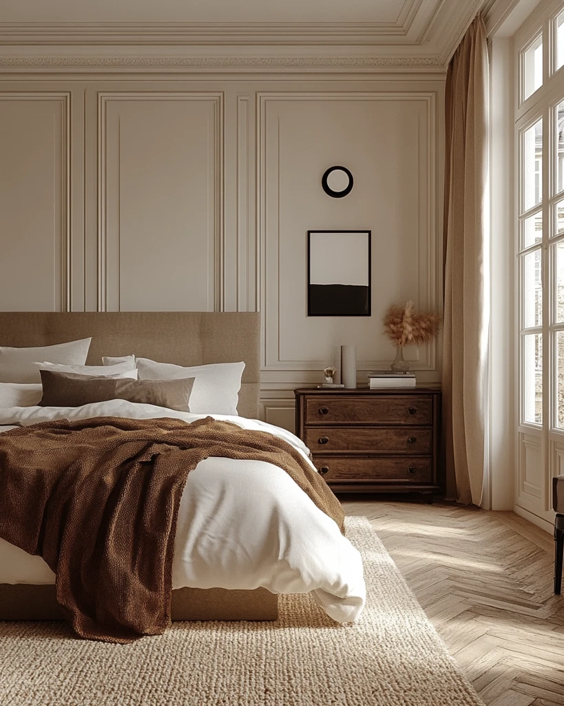 黑白简约卧室设计