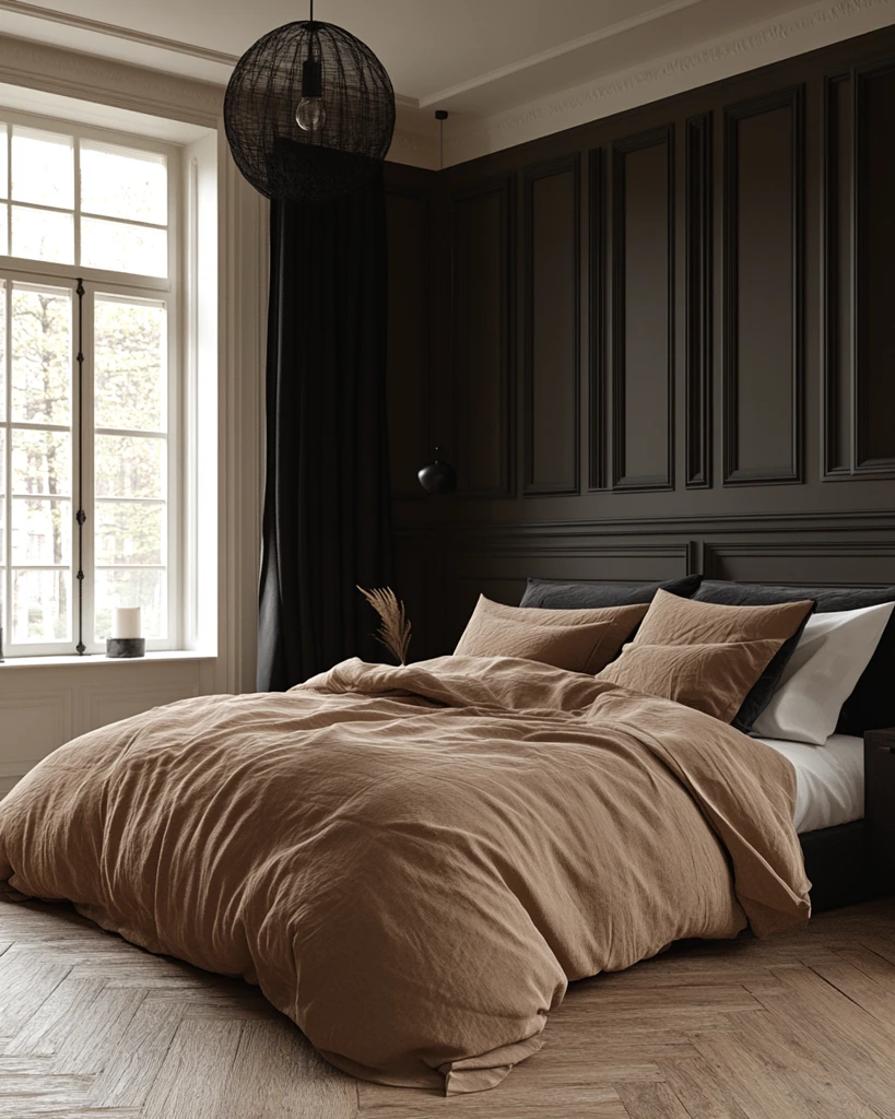 黑白简约卧室设计