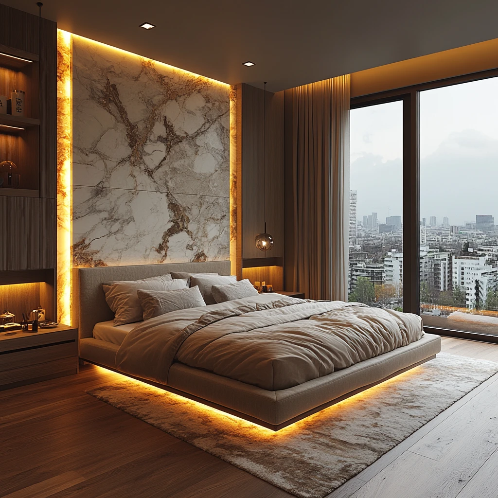 豪华现代卧室设计