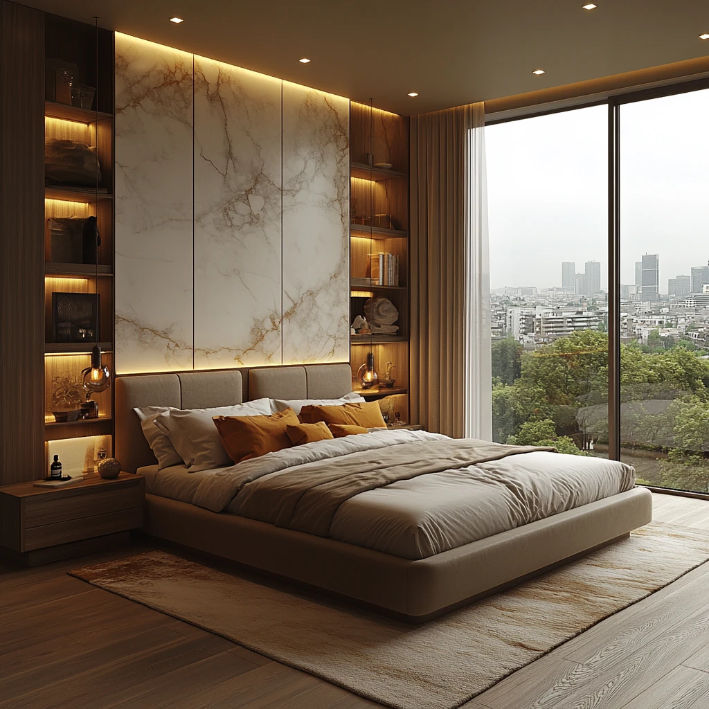 豪华现代卧室设计