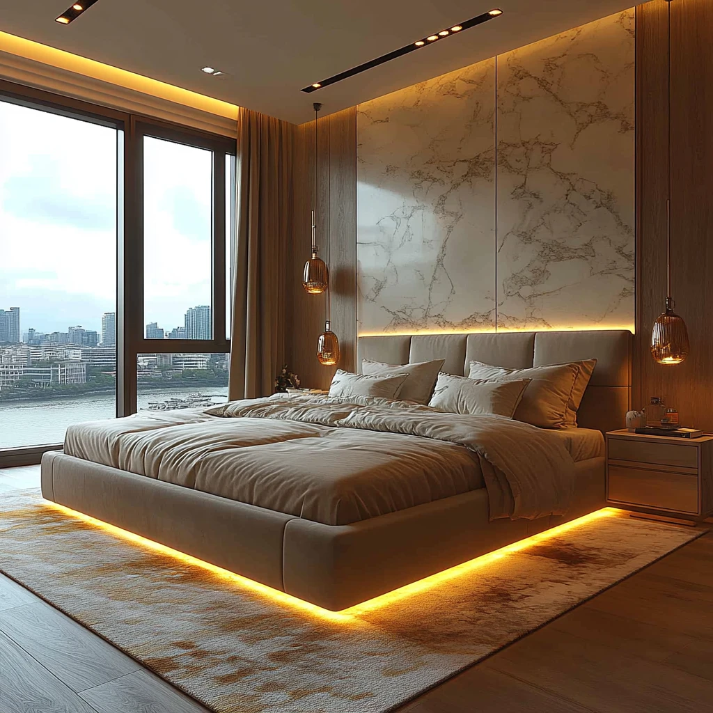 豪华现代卧室设计