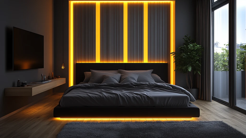 白色调简约卧室