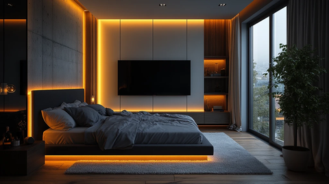 白色调简约卧室