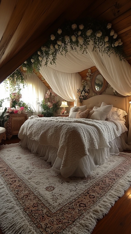 简约浪漫主卧设计