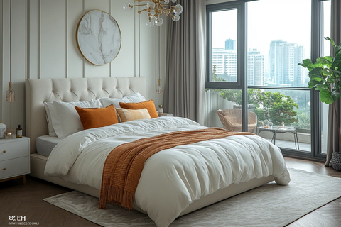 现代衣柜阳台景观