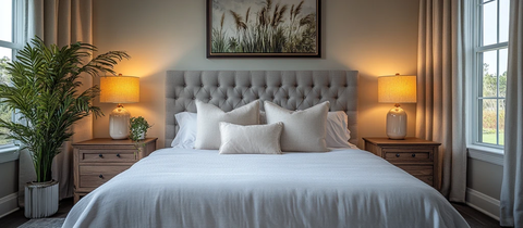 墙挂灯卧室场景