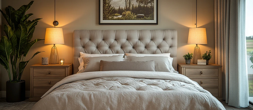 墙挂灯卧室场景