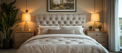 墙挂灯卧室场景