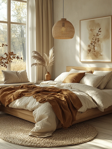 木床白墙阳光房