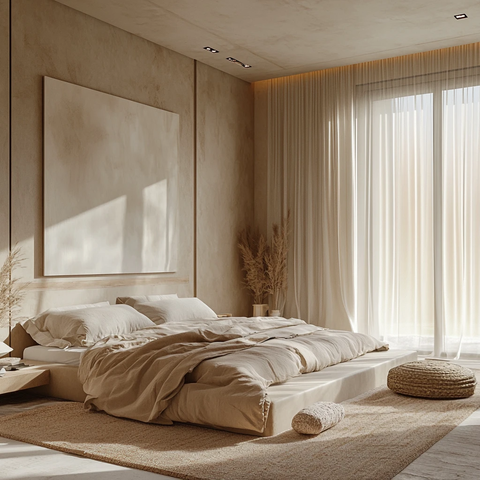 中性简约卧室