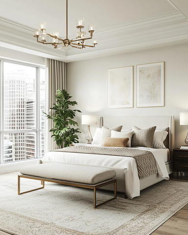 中性色调卧室设计
