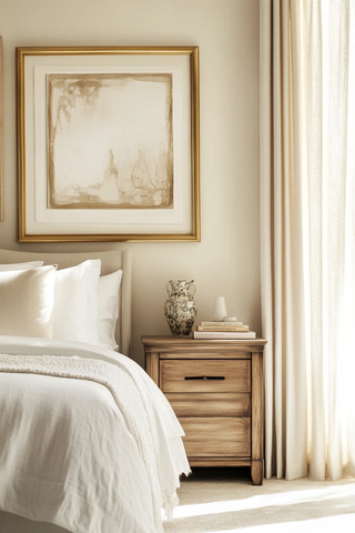 软色调卧室空间