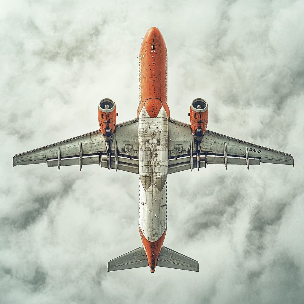 飞机正下方视角