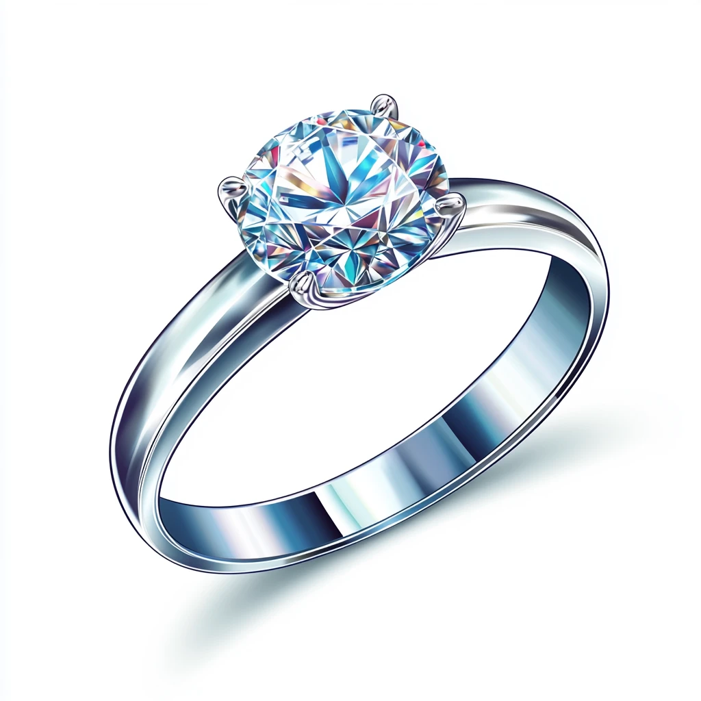 钻石戒指玻璃纹理