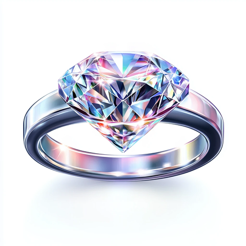 钻石戒指玻璃纹理