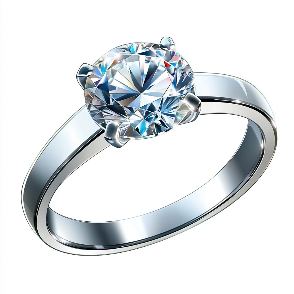 钻石戒指玻璃纹理