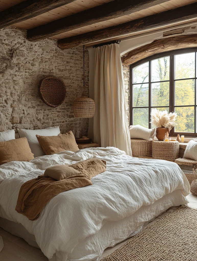 木质北欧客厅卧室