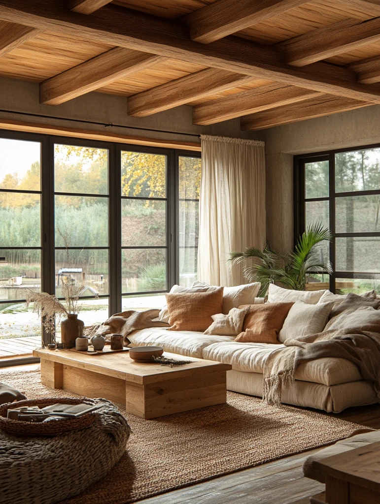 木质北欧客厅卧室