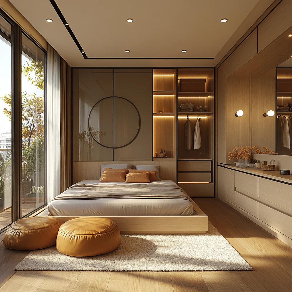 主卧衣柜梳妆台