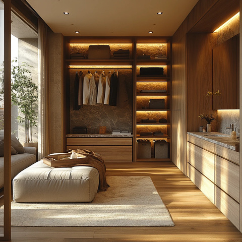 主卧衣柜梳妆台