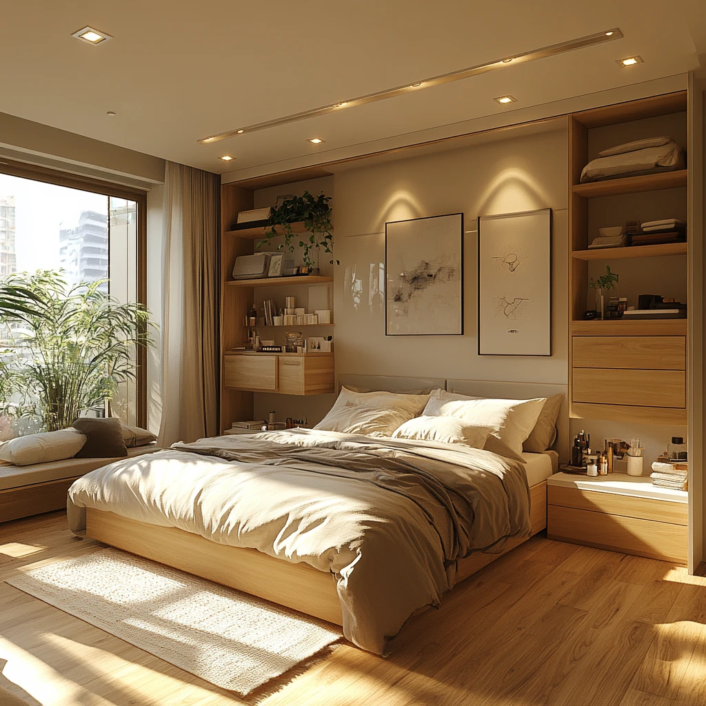 主卧衣柜梳妆台