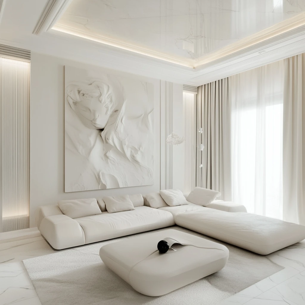 白色软装现代风格