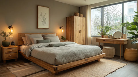 木质简约卧室