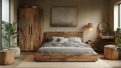 木质简约卧室