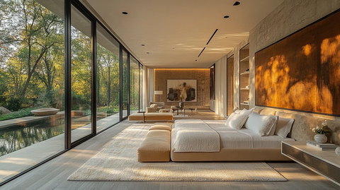 凯利卧室窗景设计