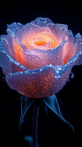 暗紫玫瑰光点背景