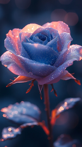 暗紫玫瑰光点背景