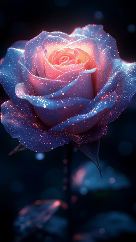 暗紫玫瑰光点背景