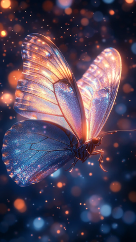 蝴蝶光芒梦幻