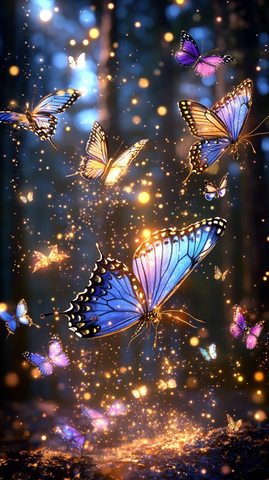 光芒蝴蝶群舞