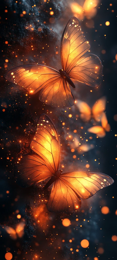 幽光点缀的幻境