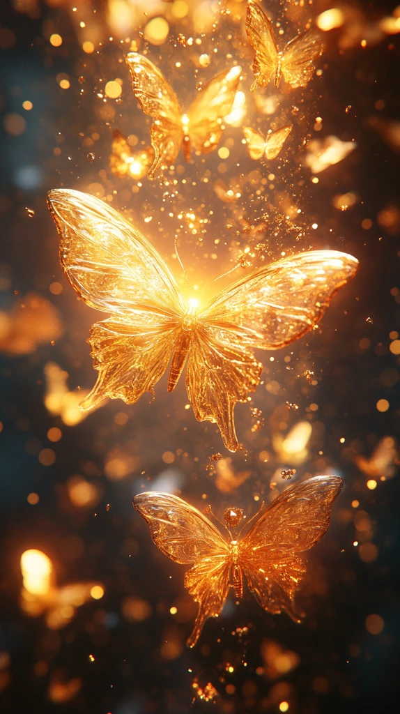 黄金蝴蝶晶体碎片