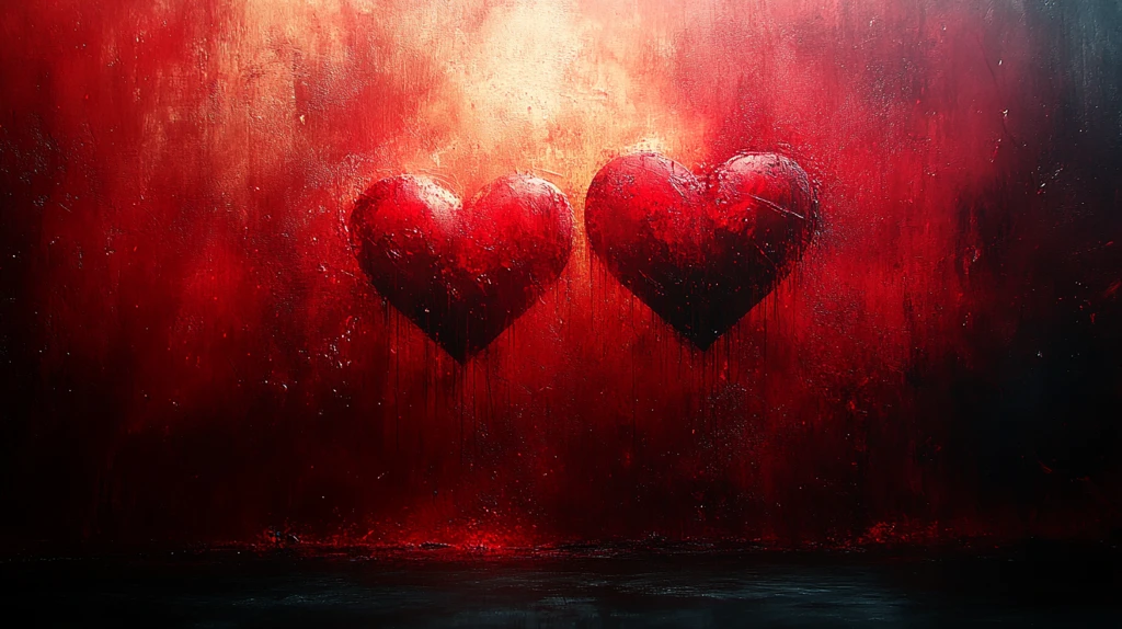 红心背景浪漫情