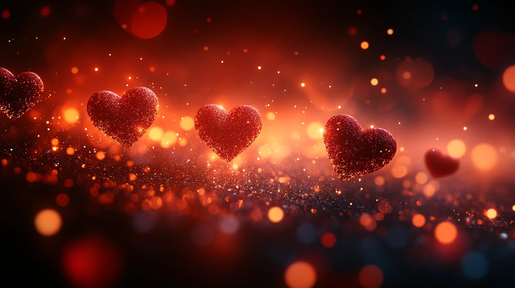 红心背景浪漫情