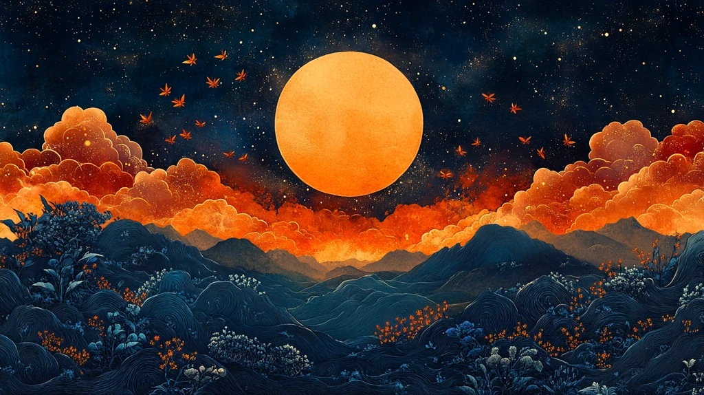 天象蜂群草药图